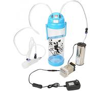 Electric Milking Machine Kit, Portable 3L Bucket Dairy Milking Machine for Goats, Easy Use & Maintenance, Efficient Milk Collection System for Livestock