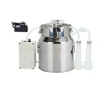 Electric Milking Machine Portable Milker, Vacuum Pulsation for Goats and Cows, Rechargeable Dual Power Design (Battery Version), Easy to Use, Farm Equipment