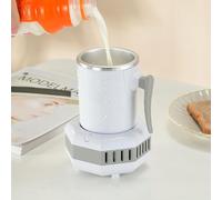 Electric Mini Cooler Cup 420ml, 60W Drink Cooling Device, 30-Second Fogging, Home Office Desktop Iced Cooler for Cola, Beer, Coffee, Juice