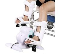 Electric Mini Exercise Bike/Pedal Exerciser with Adjustable Seat and Resistance Post-Surgery Rehabilitation Pedal Trainer with LCD Display Monitor Reads Speed Distance Time (F) (G)