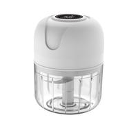 Electric Mini Garlic Chopper,Mini Food Chopper, Portable Electric Garlic Grinder With Usb Charging For Onion, Carrot-White