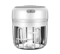 Electric Mini Garlic Chopper, Portable Garlic Cutter Garlic Masher, Fruit Vegetable Speedy Chopper Slicer Food Mincer, USB Rechargeable 200ML