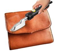 Electric Mini Iron with Temperature Control 50~350℃ for Leather Wrinkle Removal and Crafts Quilting