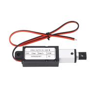 Electric Mini Linear Actuator 24V Telescopic Motion Actuator 150N Thrust 15mm Stroke 4mm Speed for Robot Vacuum Cleaner Industrial Machinery