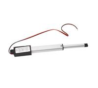 Electric Mini Linear Actuator with 75mm Stroke - 70N Force 24V DC Power Supply and 8mm Per Second Speed - Aluminum and ABS Plastic Construction for Industrial and Home Automation
