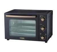 Electric Mini Oven 34L Portable Multifuction Countertop Cooker Black & Rose Gold