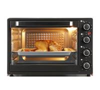 Electric Mini Oven, 40L Capacity, Multi-function Cooker with 90-230℃ Temperature Control, Three Heating Methods, Four-layer Baking, 60-Minute Timer, Easy to Clean.
