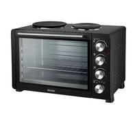 Electric Mini Oven with Grill and Double Hotplate Hob, 45 Litre, Prodex PX7145B