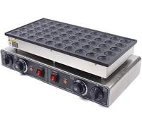 Electric Mini Pancake Maker - Nonstick Waffle Toaster and Crepe Pan, 50pcs Capacity, 4.5cm Diameter for Easy Cooking