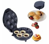Electric Mini Pie & Quiche Maker, Nonstick Baker with Double-Sided Heating with Led Indicator, Non-Slip Feet, for Baking Snacks & Desserts