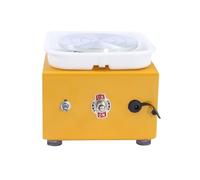 Electric Mini Pottery Wheel, Set Turntable 2000 RPM with Removable ABS Basin, 10 Cm Ceramic Plate for Clay Art Craft High Stability Flexible Speed