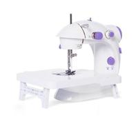Electric Mini Sewing Machine Home Multi-function Small Foot Pedal With Two Power Supply Methods 6w Powerful Quiet Stable(Purple)