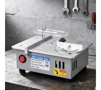 Electric Mini Table Saw Spindle Motor DC 12V-24V Liftable Bench Saw Multifunctional DIY Circular Saw Bench Lathe Cutter Machine S3