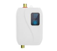 Electric Mini Water Heater 3000W 220V Instant Tankless Hot Water Heater with LCD Display for Shower Kitchen Bathroom Compact and Efficient