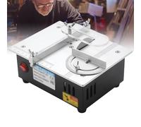Electric Mitre Saw - DIY Woodworking & Craft Cutting Machine, 15mm Thickness, 0-90° Adjustable, 5000RPM for Miniature Projects
