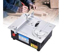 Electric Mitre Saw - Small Desktop Cutting Machine for Woodworking, 15mm Cutting Thickness, 5000RPM - Ideal for DIY Craft Projects