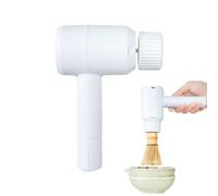 Electric Mixer - 8.07x5.12 Inches Rechargeable Frother Whisk, Battery Powered Stirrer Blender, Lightweight PP Design | Green Tea Latte Cappuccino Drink Egg Cream Dough Kitchen Tool