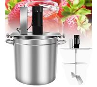 Electric Mixer Machine,Electric Food Mixer, Automatic Pot Stirrer with 4-Blade Scraper for Jam, Sauce, Soup, Chocolate Paste, Commercial Heat Mixing Machine, 40L Capacity