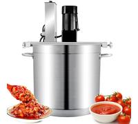 Electric Mixer Machine for Jam Sauce,Commercial Automatic Stir,Automatic Food Mixer Pot Stirrer Mixer,Automatic Jam Blender, with Double-Layer Stirring Scraper,20L