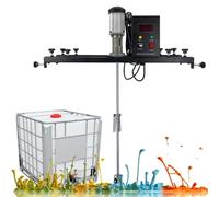Electric Mixer Machine Paint Mortar 980W Container Commercial Mixing Drive with Support Hanger Folding Propeller Ton Stirring for Ink Dissolver