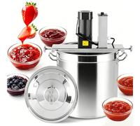 Electric Mixer Machine, Stainless Steel Soup and Sauce Stirrer with 4-Blade Mixing Scraper, Ideal for Making Jam, Sauce, and Fillings