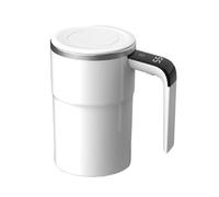 Electric Mixing Mug - 350ml Auto Stir Cup, Magnetic Milk Coffee Blender, Rechargeable Drinkware, Household Milk Tea Coffee Latte Cup for Office Home Kitchen Daily Use Practical Portable Easy to Use