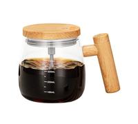 Electric Mixing Mug - Self Stirring Mug, Glass Self Mixing Cup, Portable Drink Mugs | Convenient Automatic Beverage Cup with Handle for Home, Kitchen, Refreshments, for Coffee Chocolate