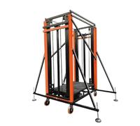 Electric Mobile Scaffolding Platform, Automatic Remote Control Lift, Folding Construction Site Equipment for Home Decoration and Renovation