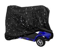 Electric Mobility Scooter Cover | Black Rainproof Power Assisted Vehicle Accessories,Electric Scooter Dust Cover,for Dirt Snow Rain Sun Rays