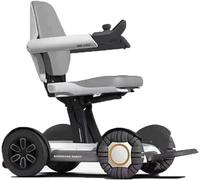 Electric Mobility Scooter for Seniors and Adults, Foldable Lightweight Wheelchair with Seat, Portable All-Terrain Hand Cycle for Easy Transportation