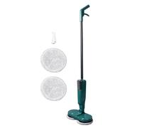 Electric Mop Cordless Rechargeable Lightweight Electric Spin Mop with Water Sprayer Effortless Cleaning for Hardwood Tile Laminate Floors ABS Metal 44.2 x 11.3 x 5.5in (Green)