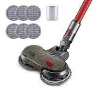 Electric Mop Head Attachment Compatible with dyson V7/V8/V10/V11/V15 Wet&Dry Dual-Use Vacuum Cleaner with Removable Water Tank, 6 Washable Mop Pads