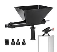 Electric Mortar Grout Gun, Portable Pointing Cement Gun with 4 Nozzles Reusable Caulking Gun Tool for Home Improvement Caulking (Black)
