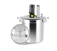 Electric Mortar Mixer, Automatic Pot Stirrer with Adjustable Speed & 4-Blade Mixing Scraper for Efficient Paint, Cement, Plaster Mixing