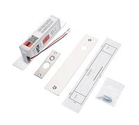 Electric Mortise Lock with Time Delay, Low Temperature Bolt Lock NC Mode, Silver - Durable High Strength, Ultra - Low Power, Safe Access Control for Various Doors