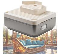 Electric Mosaic Glass Grinding Table, 4200 RPM DIY Sanding Machine for Polishing Jade Stone and Ceramic - Double Layer Design