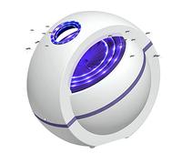 Electric Mosquito Lamp, Light Insect Trap - UV Light, Quiet Design, Insect, Mosquito Killer USB Powered LED for Bedroom Kitchen Office Home~Child Safe, Non-Toxic (White)