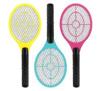 Electric Mosquito Swatter Swat Wasp Killer - Fly Zapper Racket Bug Zapper - With An Activation Button - Ergonomic Lightweight