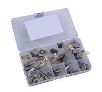 Electric Motor Carbon Brushes 40Pcs 10 Different Models Brushes Suitable for Maintenance Brush Motors Electric Tool Repair