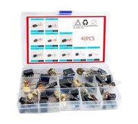 Electric Motor Carbon Brushes 40pcs 10 kinds Model Brushes Maintenance Brushes Suitable for repairing motor electric tools