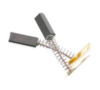 Electric Motor Carbon Brushes Set for Generator Repair 2pcs | Metal Carbon Parts, Broad Fit Coverage, for Dc Motor and Power Drills, Field Service Use