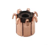Electric Motor Commutator 7P Teeth Copper Hook Type for Power Tools and DC Motors, 11.3 x 3.97 x 12.2 mm (OD x ID x H), Compatible