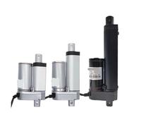 Electric Motor Dc 12V Linear Actuator 100mm 50mm 30mm Stroke 24V Opener 100N300N500N700N1000N1200N1500N(24v 1500n 4mm S,Black 100mm)