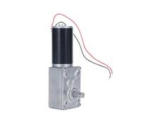 Electric Motor, DC Motor DC 12V 24V High Torque Turbo Motor Worm Geared Self-lock Reducer 7/10/12/16/27/40/80/160/260/470 RPM(27rpm,12V)