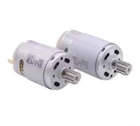 Electric Motor RS550 RS390 RS380 for Kids' Cars, 12V 6V 24V Configurations, Featuring 12 Teeth Gear for Enhanced Speed (DR01 2PIN AND RC)