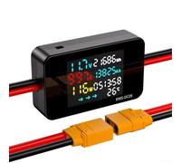 Electric Motorcycle 080V Battery Load Tester Charger Analyzer with Data Logging, Bidirectional Measurement, and Overtemperature Protection for Battery Testing (for XT-90-35A)