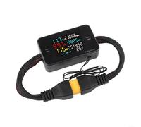 Electric Motorcycle Battery Load Tester DC 8-80V, Colour LCD Power Meter for Voltage, Current, Watt, Wh, Ah Testing, KWS-DC26 Model with Alarm Indicators, Bidirectional Measurement(for XT-90-35A)