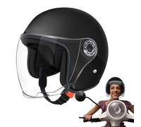 Electric Motorcycle Helmets | Cute Four Seasons Half-helmets | Riding Lens Helmets, Racing Moped Vintage Comfortable For Boys Girls Youth