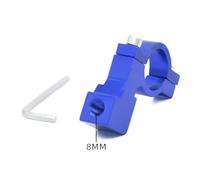 Electric Motorcycle Rearview Mirror Bracket with Fixed Mounting Frame, Aluminum Alloy, for Handlebar Installation, 8mm Aperture, 1PCS or 2PCS, Available in Blue, Red, White, Yellow, Black
