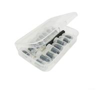 Electric Motorcycle Tubeless Tire Repair Kit 60pcs Mushroom Rubber for On-the-Go Puncture Fixes and Roadside Repairs (10 large 10 small)